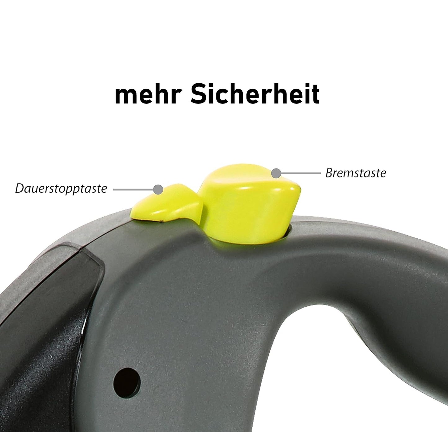 Flexi Giant NEON 8 m – Ergonomische Retractable Hundeleine für Hunde bis 25 kg
